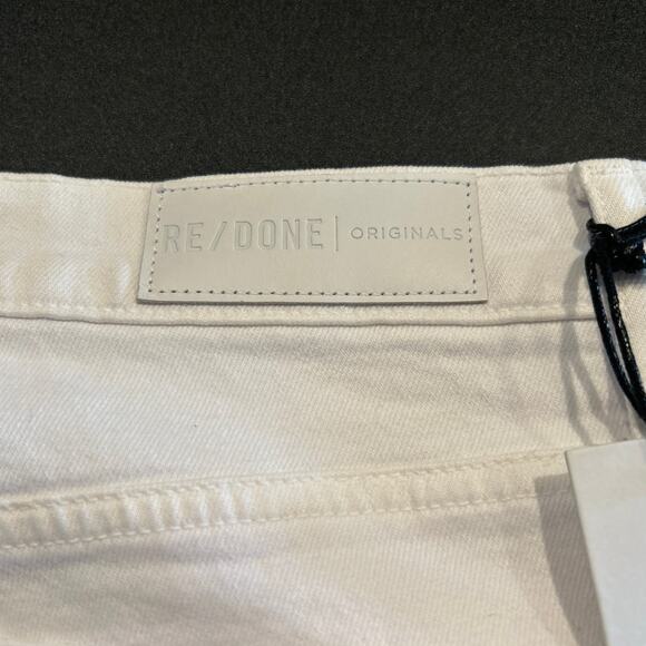 NWT RE/DONE x Levi’s High Rise Ankle Crop White Jeans 26, Limited Edition 93/250 - Picture 11 of 11